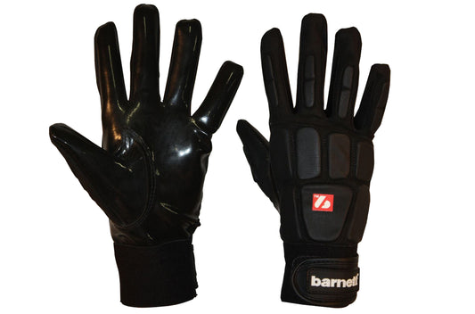 FKG-03 Vysoce kvalitní rukavice na americký fotbal, linebacker, LB,RB,TE, Černá
