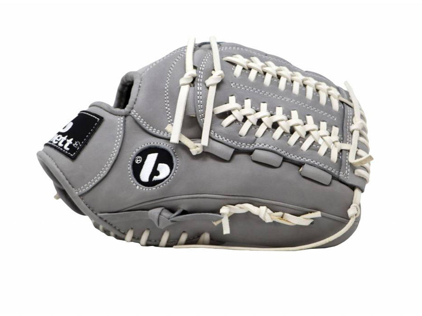FL-120 Vysoce kvalitní kožené baseballové rukavice (plná kůže) infield / outfield / džbán, Šedá
