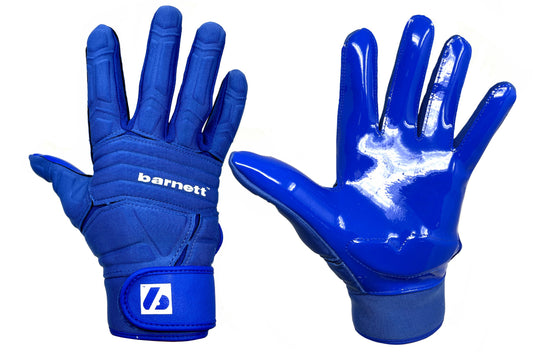FLG-03 profesionální rukavice na americký fotbal, OL,DL, modré