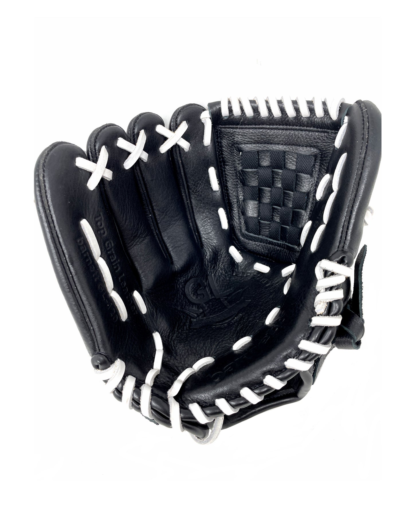 GL-120 outfield 12 soutěžní kožené baseballové rukavice, černé