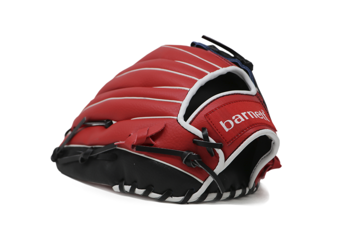 JL-120 - baseballová rukavice, outfield, polyuretan, velikost 12,5" červená