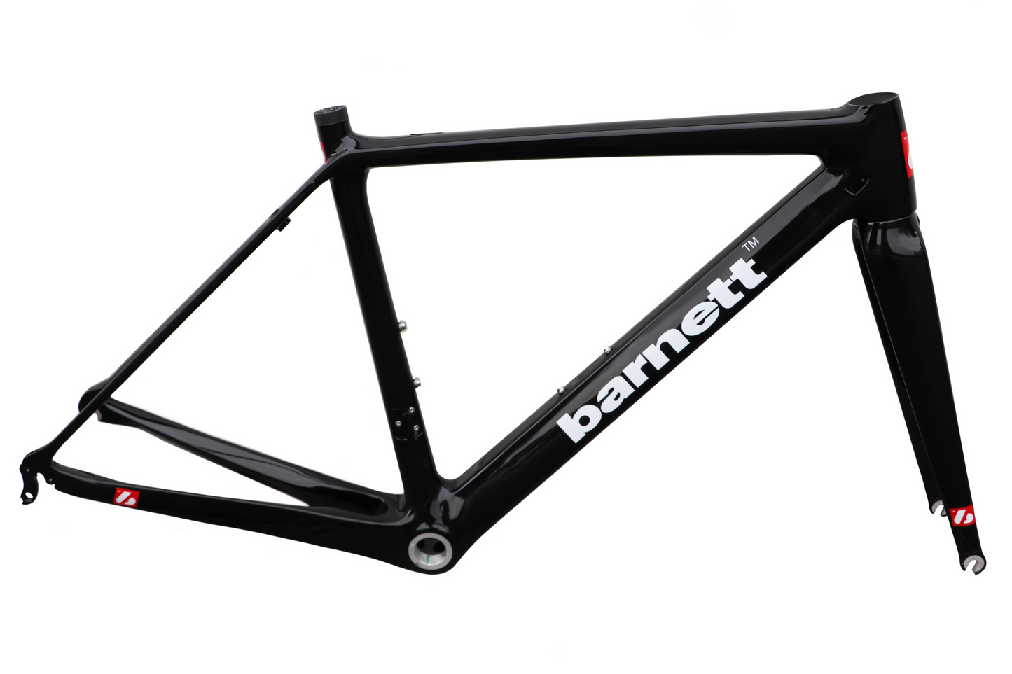 BRC-01-GLOSSY Karbonový rám silniční, bílá, černá