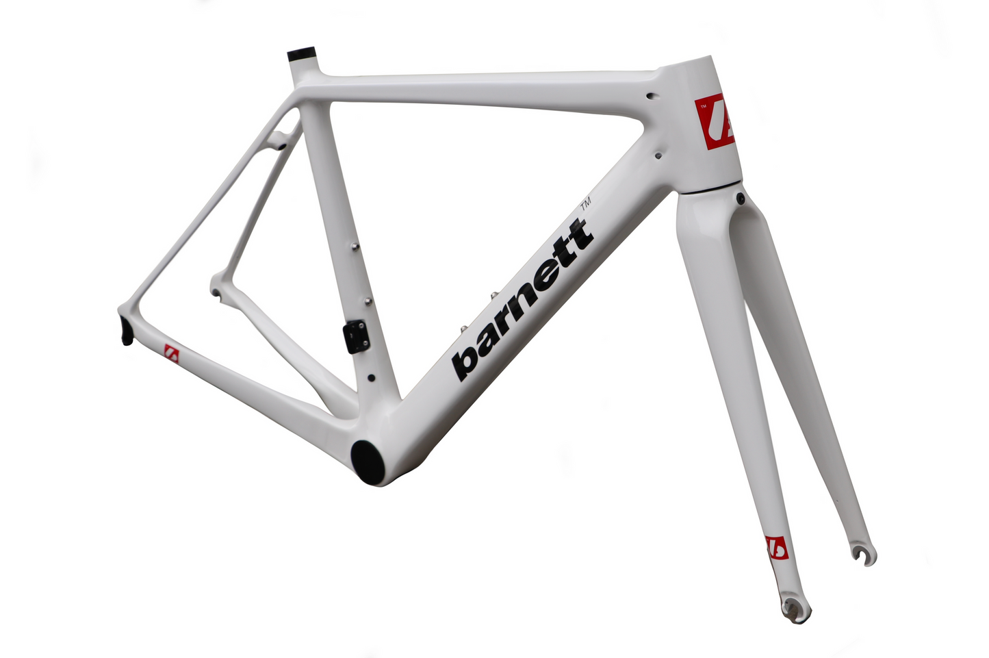 BRC-01-GLOSSY Karbonový rám silniční, bílá, černá