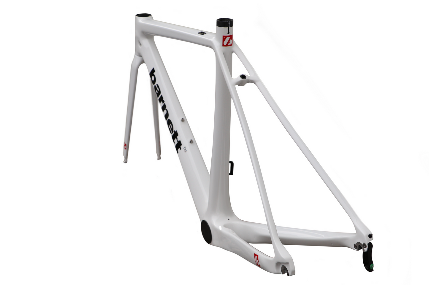 BRC-01-GLOSSY Karbonový rám silniční, bílá, černá