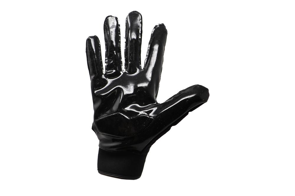FKG-03 Vysoce kvalitní rukavice na americký fotbal, linebacker, LB,RB,TE, Černá