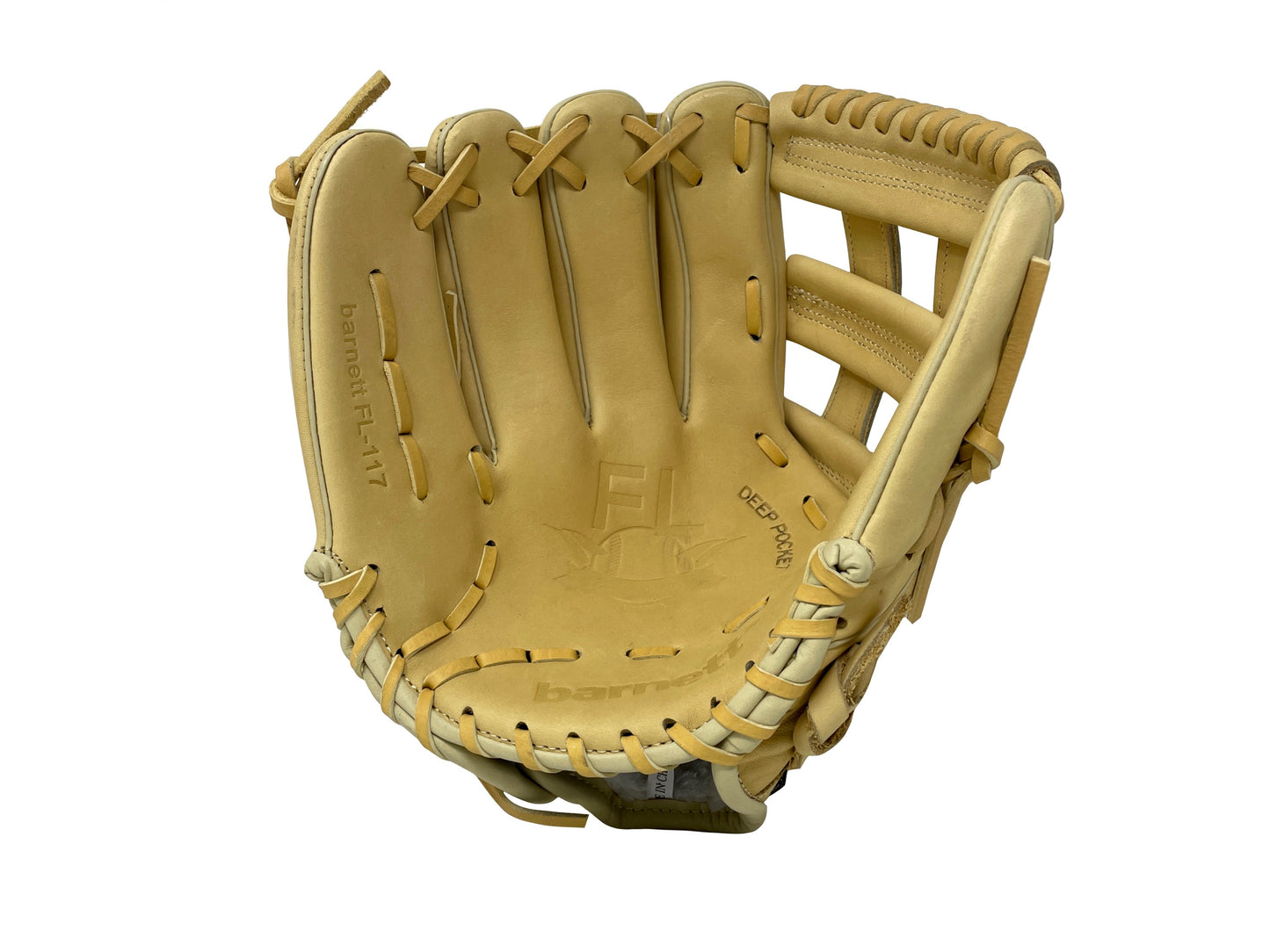 FL-117 Baseballové a softballové rukavice, kůže, infield/fastpitch 11,7", béžová