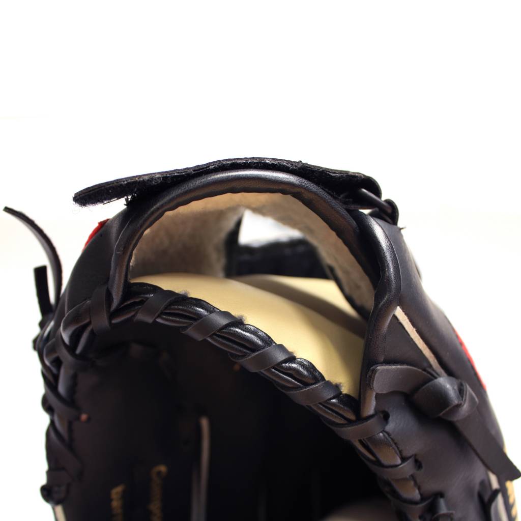 JL-120 BASEBALOVÁ RUKAVICE PU OUTFIELD 12, ČERNÁ