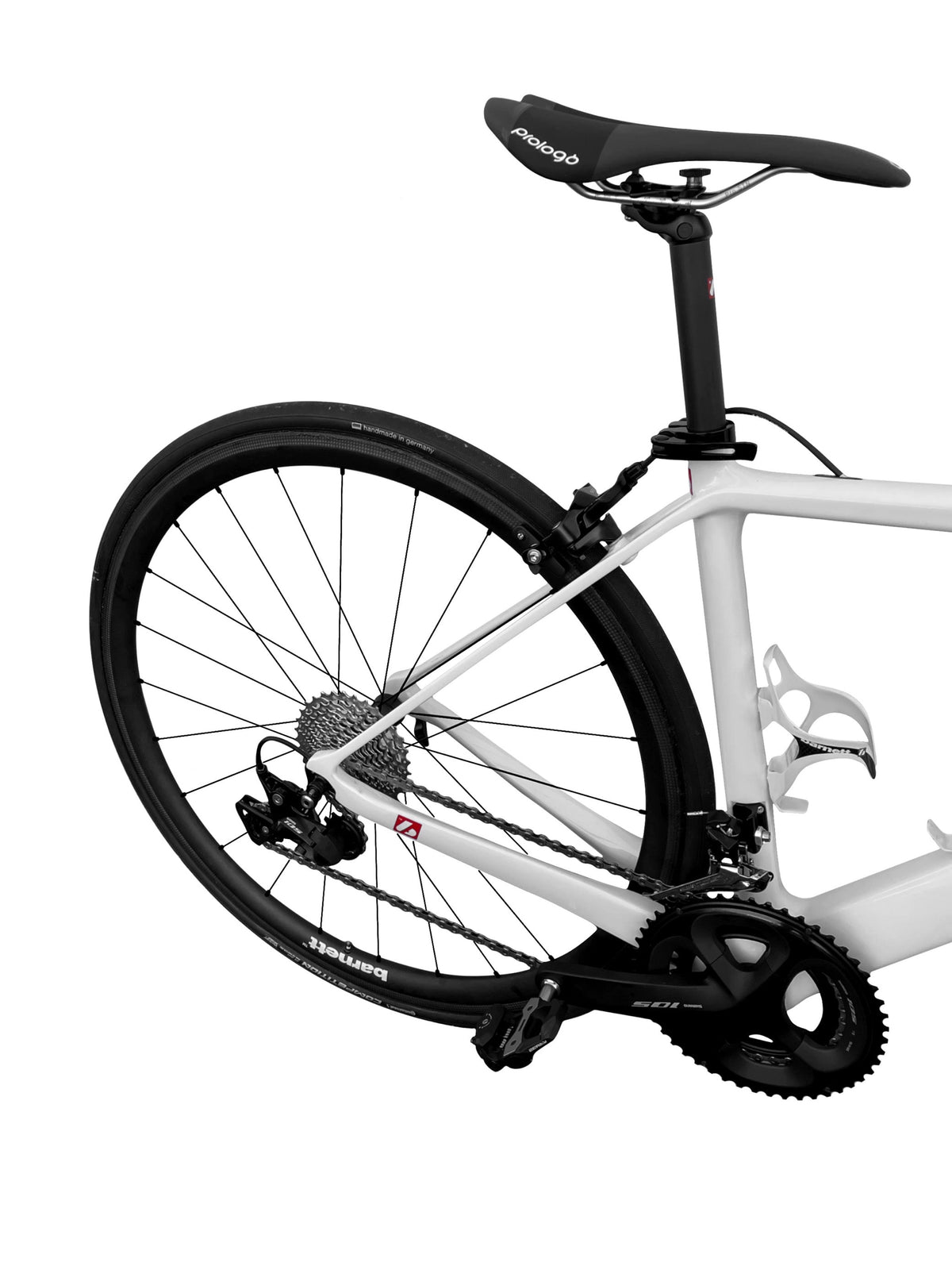 BRC-GLOSSY sestavené kolo Shimano 105 // Karbonový rám a ráfky bílé