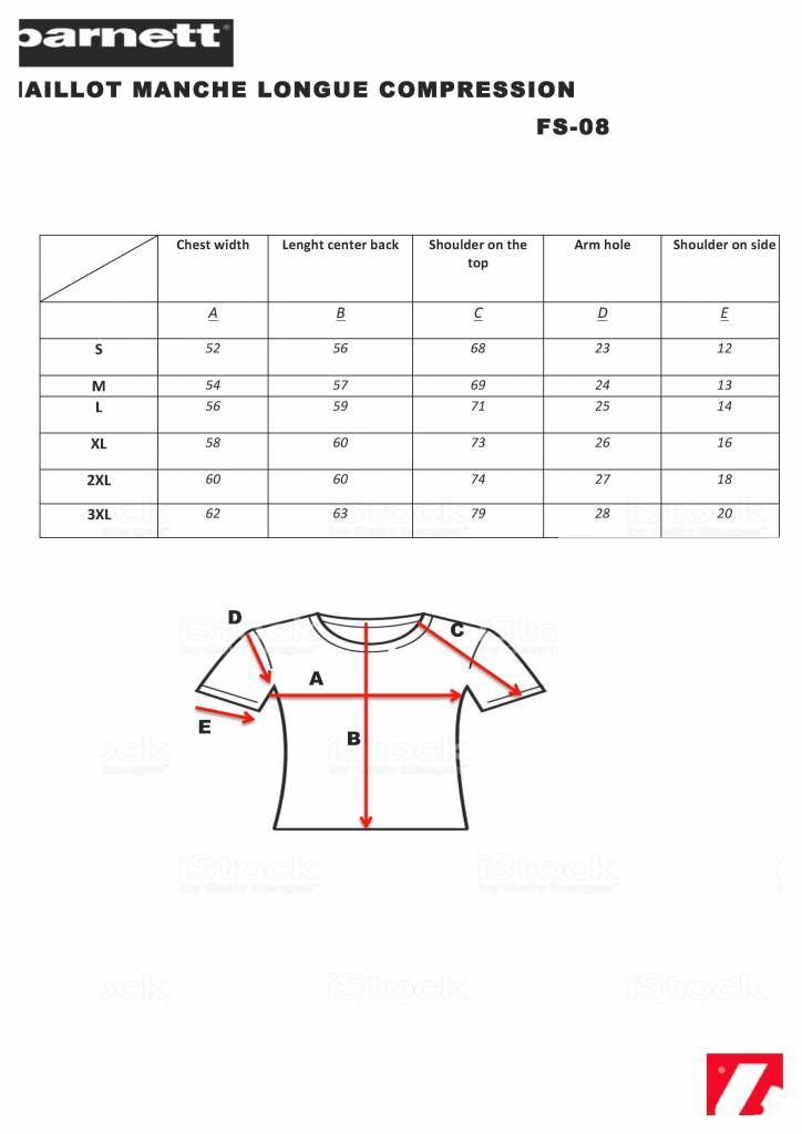 FS-08 Kompresní dres, 5 integrovaných ochranných prvků