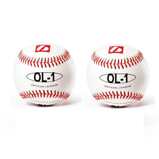 OL-1 Soutežní basebalový míc, vel. 9", bílá, 2 ks