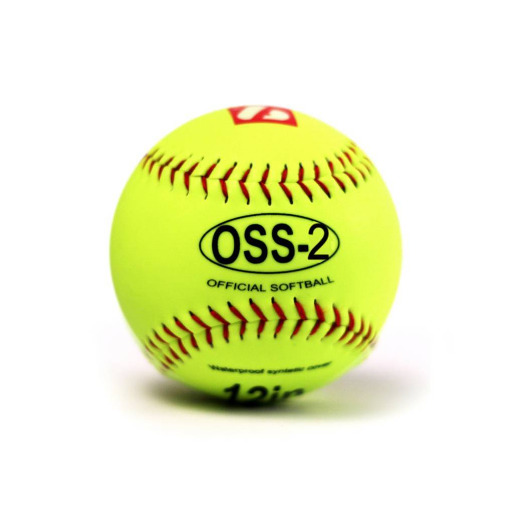 OSS-2 Tréninkový softbalový míč, velikost 12", žlutá, 2 ks