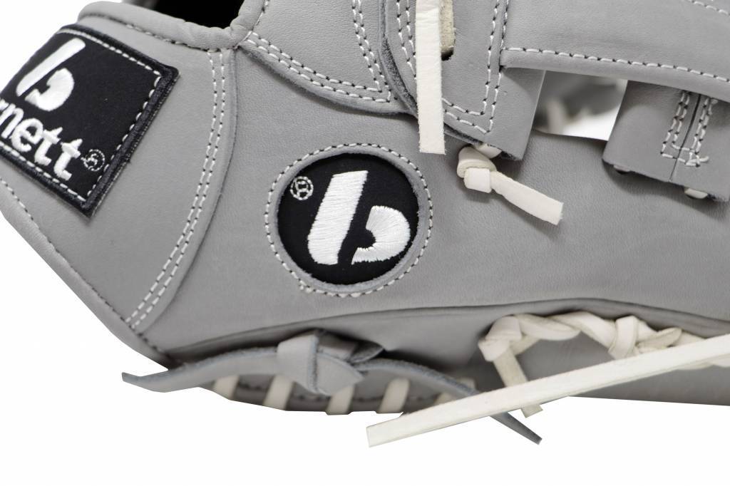 FL-117 Baseballové a softballové rukavice, kůže, infield/fastpitch 11,7", šedá