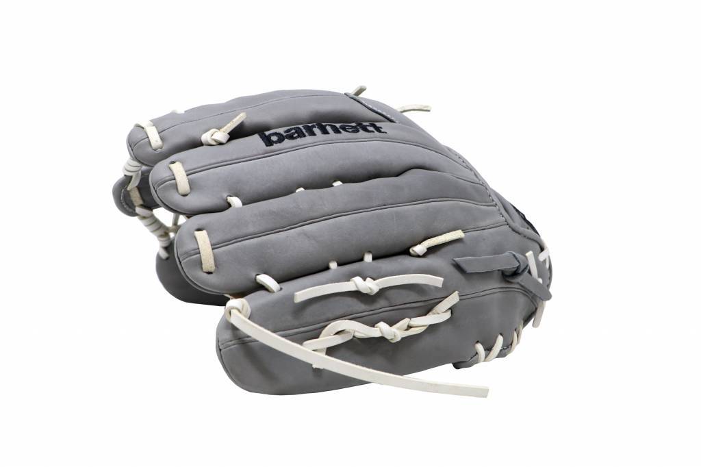 FL-127 vysoce kvalitní kožené baseballové rukavice infield / outfield / pitcher, světle šedá