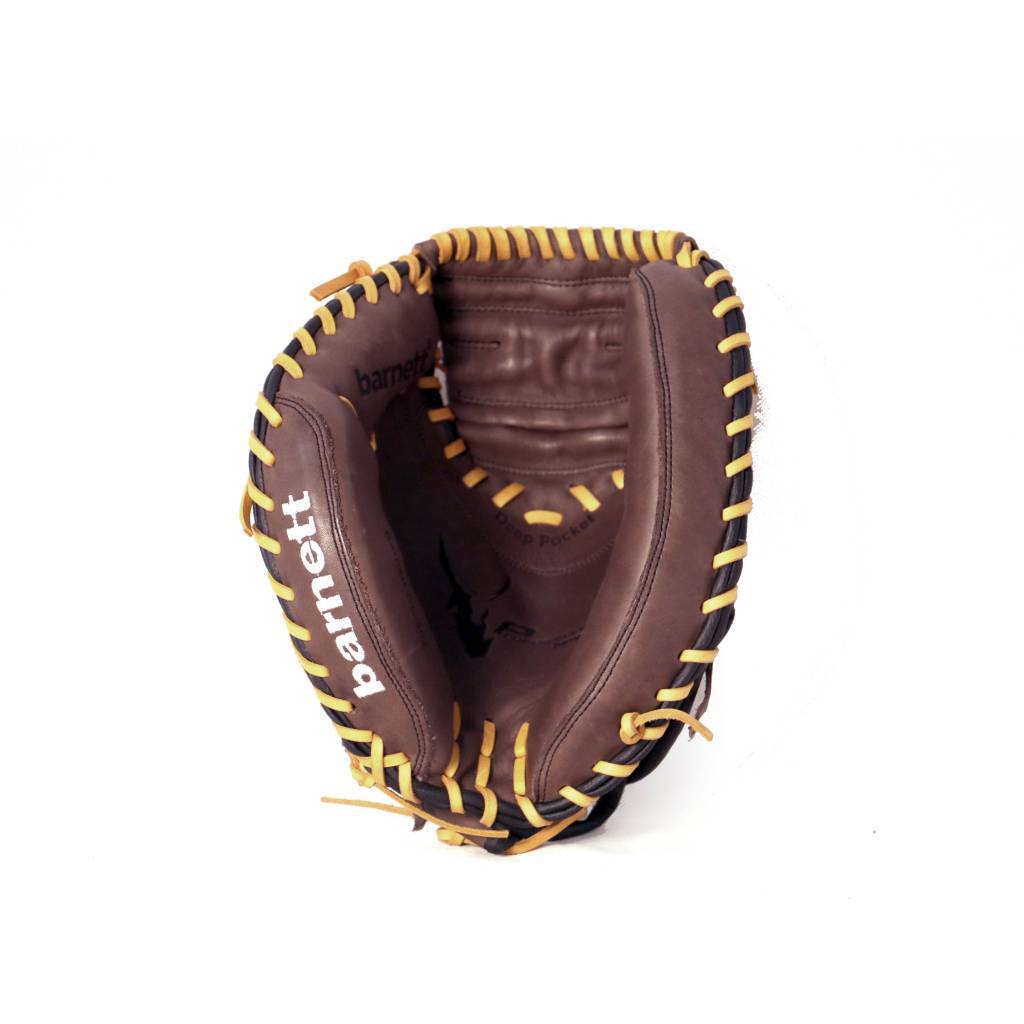 GL-202 kožená baseballová rukavice 32 pro dospělé, hnědá