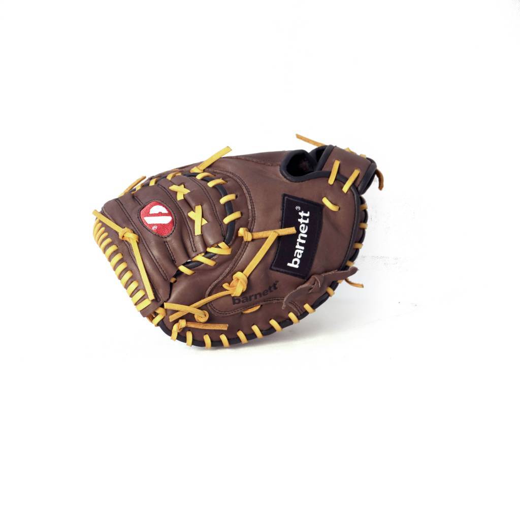 GL-202 kožená baseballová rukavice 32 pro dospělé, hnědá