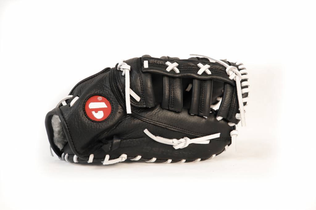 Gl-301 kožená baseballová rukavice, 1st base, černá
