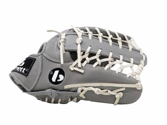 FL-127 vysoce kvalitní kožené baseballové rukavice infield / outfield / pitcher, světle šedá