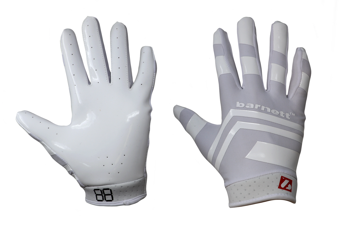 FRG-03 Nejlepší rukavice na americký fotbal, Pro, receiver, RE,DB,RB, Bílý