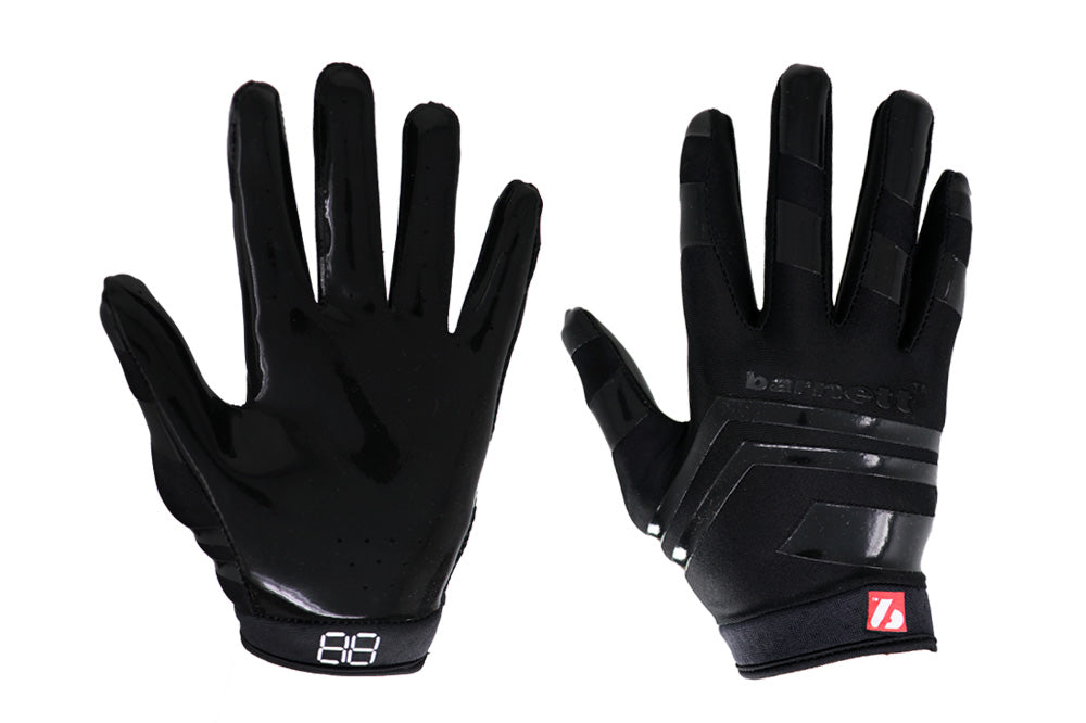 FRG-03 Nejlepší rukavice na americký fotbal, Pro, receiver, RE,DB,RB, Černá