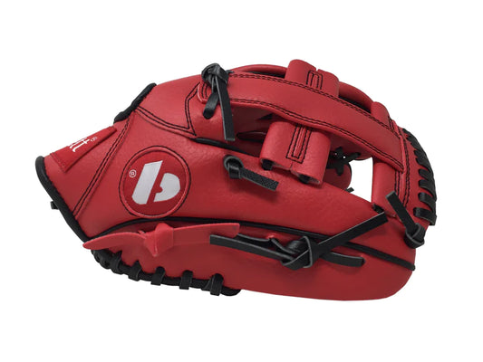 JL-110 - Baseballová rukavice, outfield, polyuretan, 11", červená