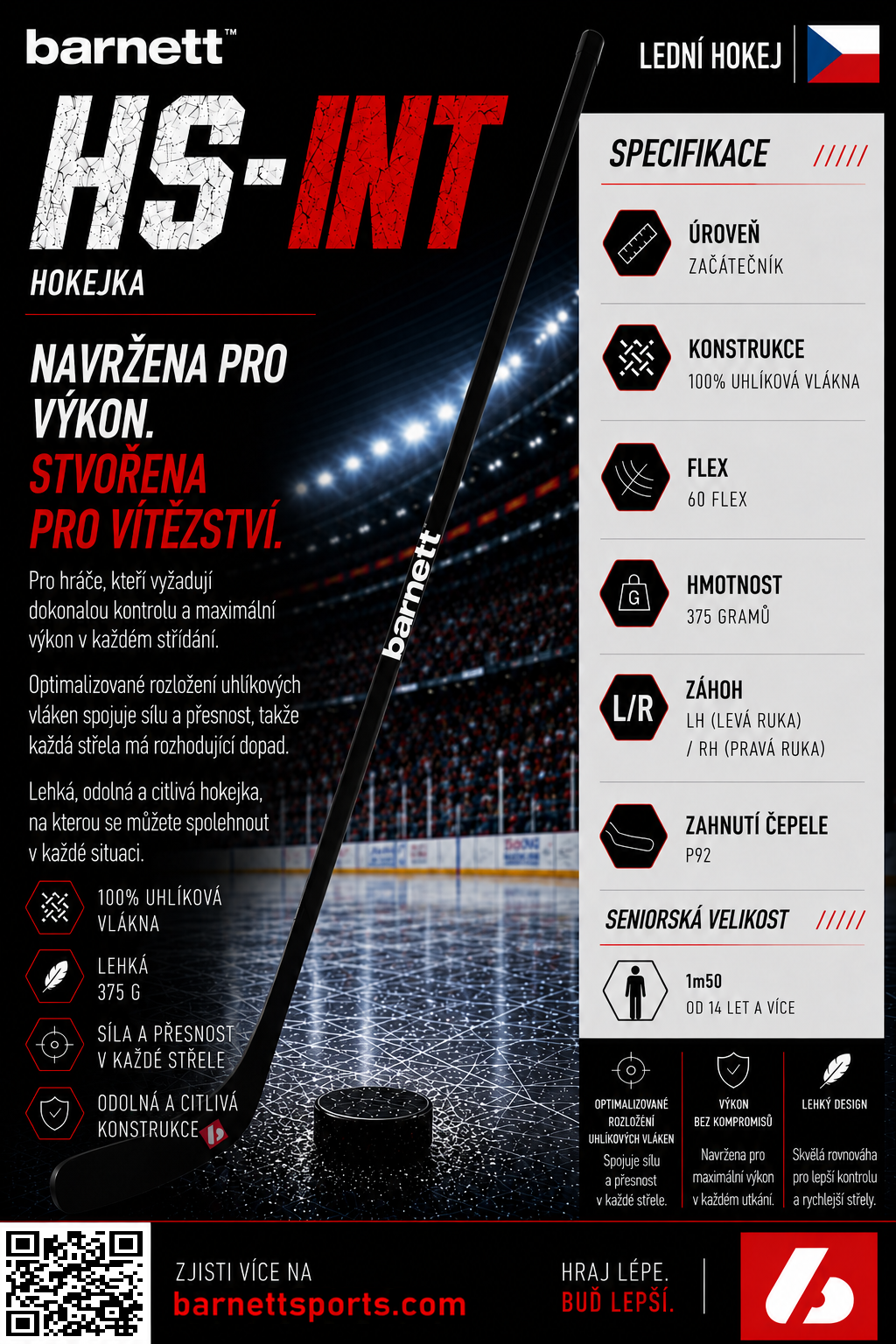 HS-INT Modulus karbonová hokejka