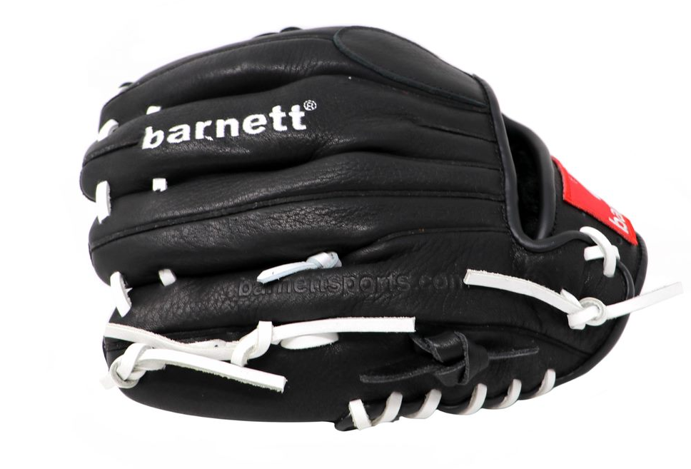Gl-110 kožené baseballové rukavice, 11 (palec), vnitřní pole, Černá