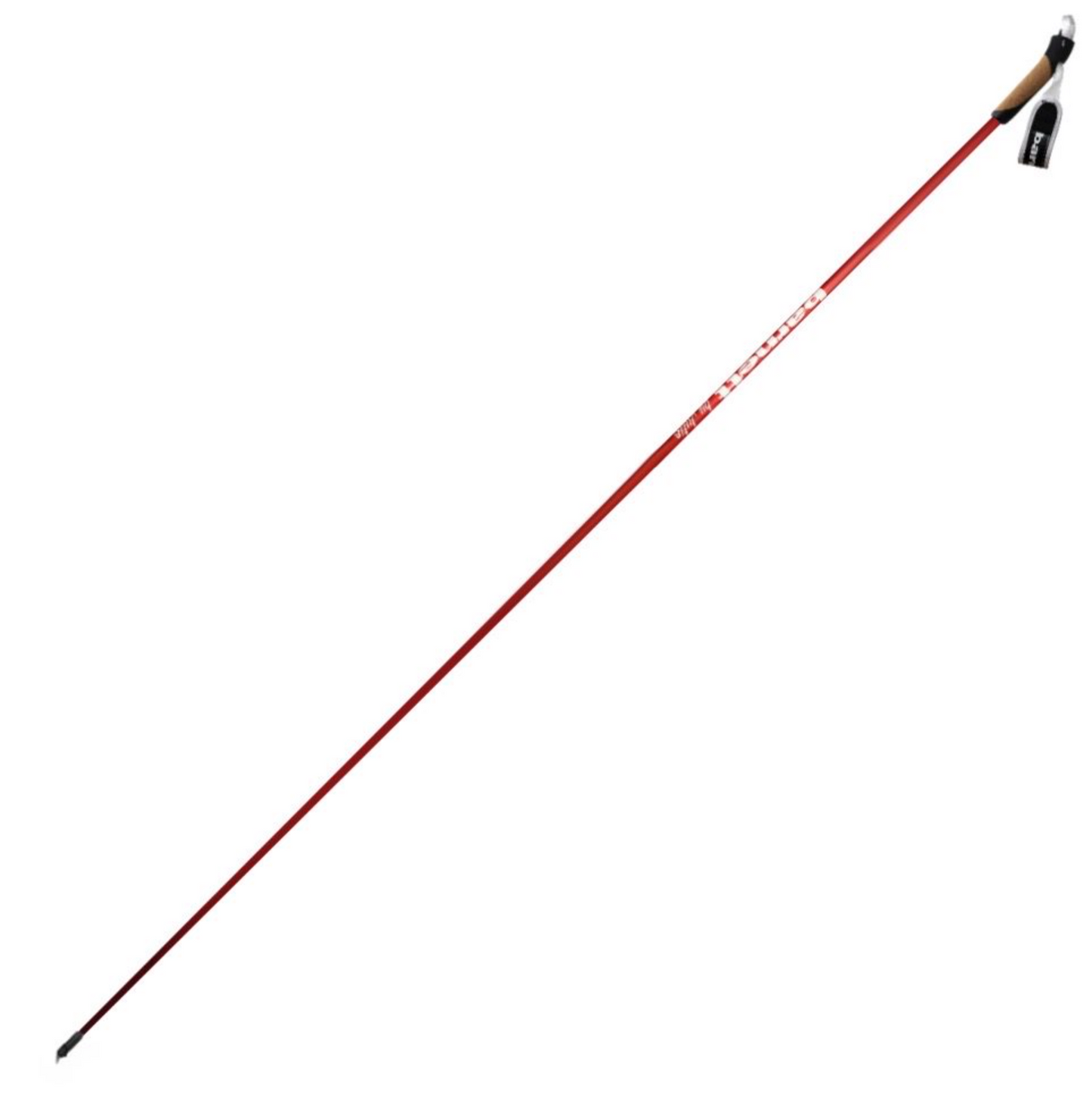 XC-09 Karbonové hůlky pro bežecké lyžování a kolečkové lyže Červená