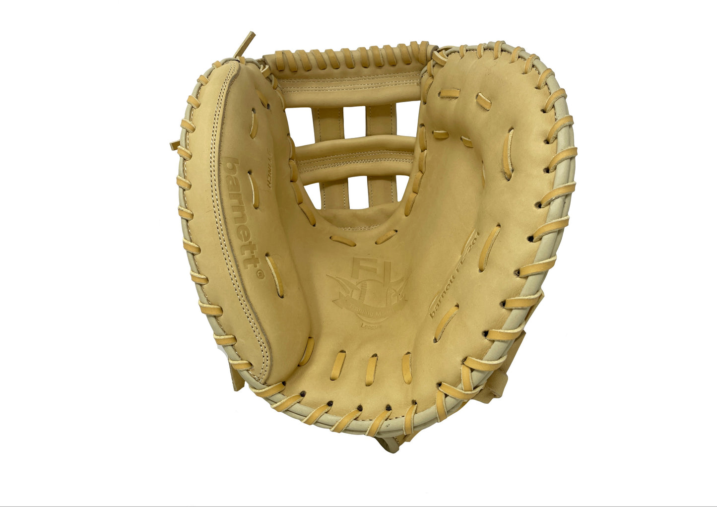 FL-201 Vysoce kvalitní kožené baseballové rukavice catcher, béžová