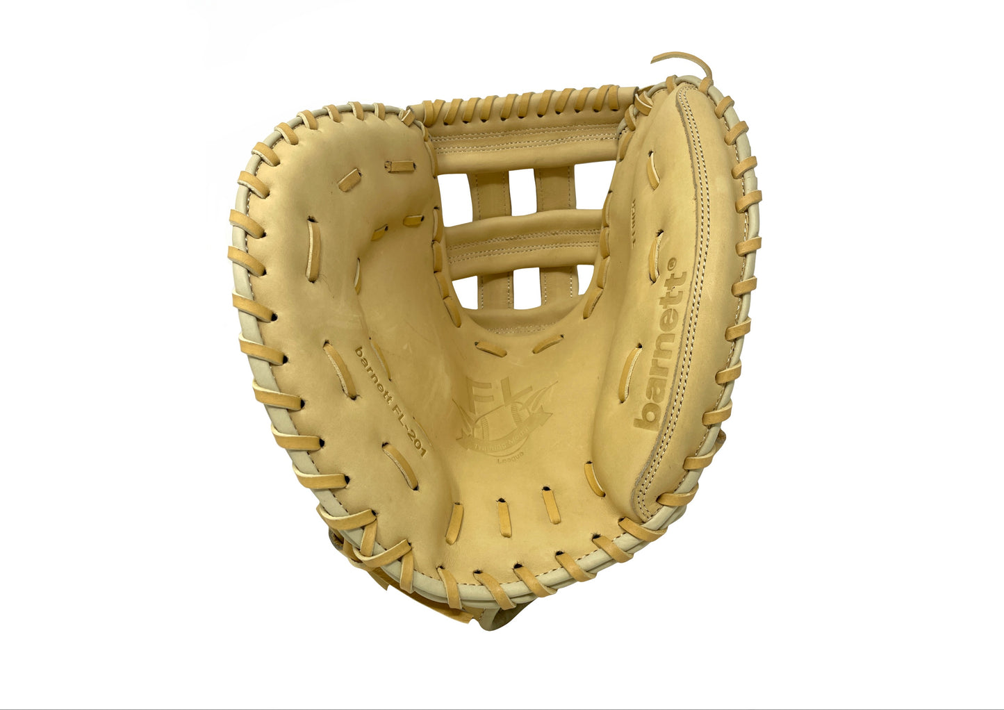 FL-201 Vysoce kvalitní kožené baseballové rukavice catcher, béžová
