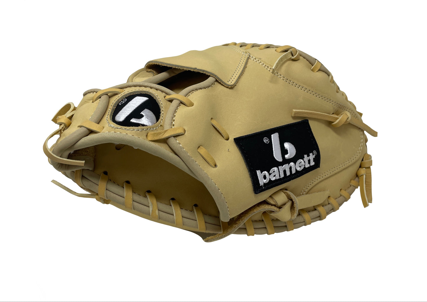 FL-203 Vysoce kvalitní kožená softballová rukavice catcher, béžová