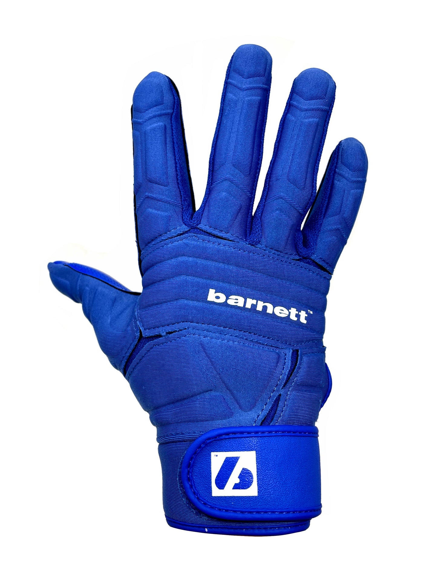 FLG-03 profesionální rukavice na americký fotbal, OL,DL, modré