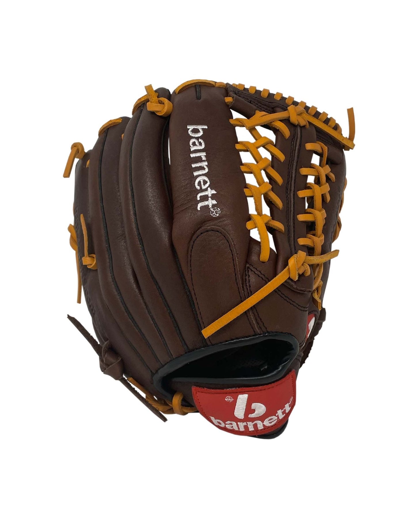 GL-125 Soutěžní kožená baseballová rukavice, outfield 12.5, hnědá