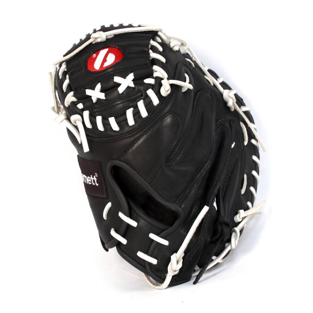 Gl-201 wrestling kožené baseballové rukavice pro dospělé 34, Černá
