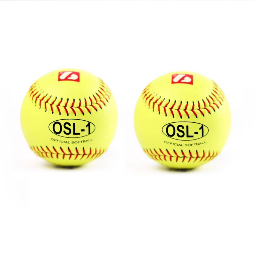 OSL-1 Tréninkový softbalový míč, velikost 12", žlutá, 2 ks
