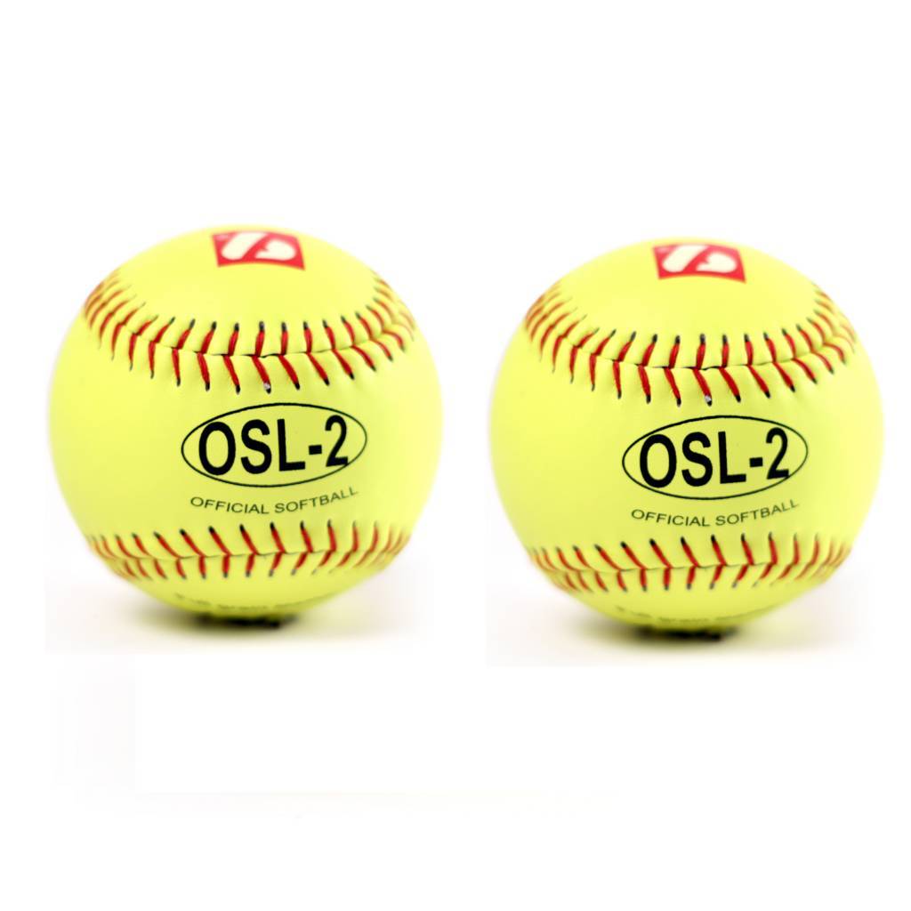 OSL-2 Tréninkový softbalový míč, velikost 12", žlutá, 2 ks
