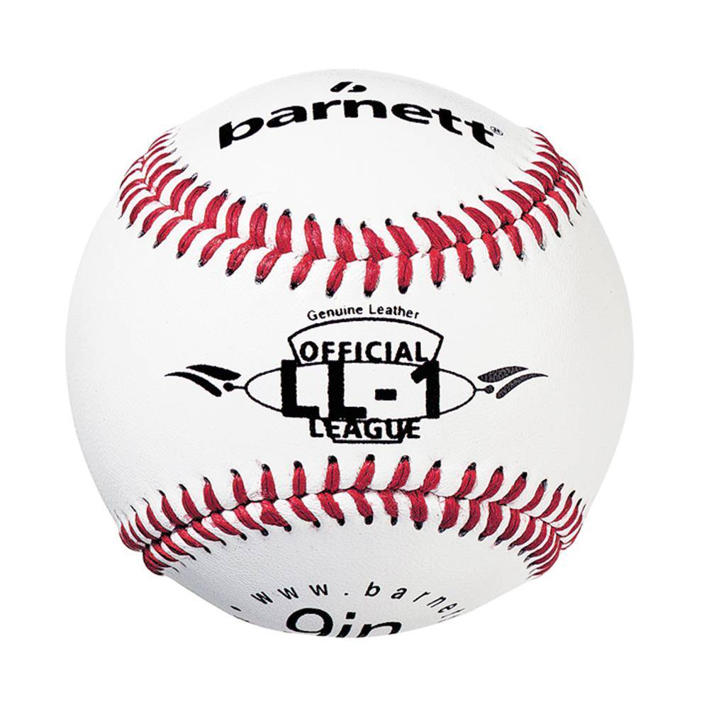 LL-1 Baseballový míč pro zápas a trénink, velikost 9", bílá, 2 ks