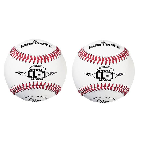 LL-1 Baseballový míč pro zápas a trénink, velikost 9", bílá, 2 ks
