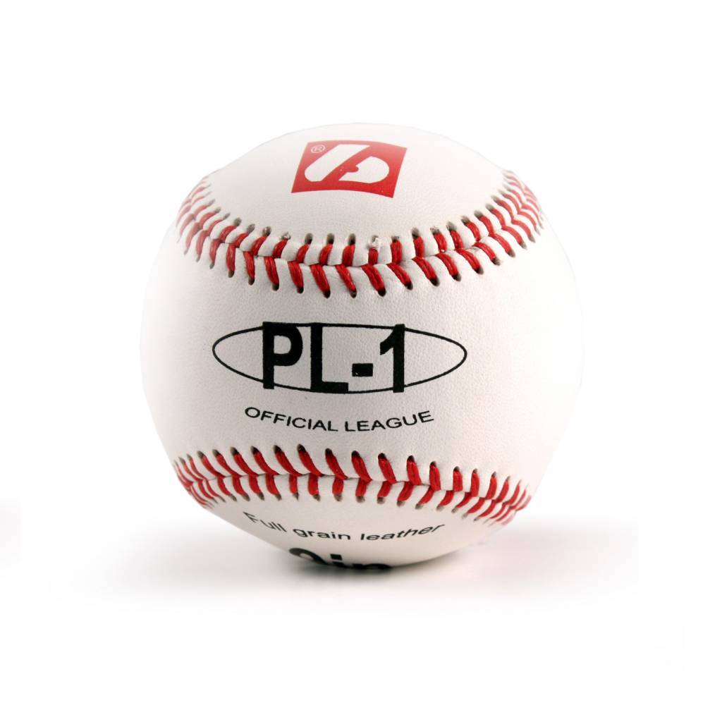 PL-1 Baseballový míc Elite, vel. 9", bílá, 2 ks