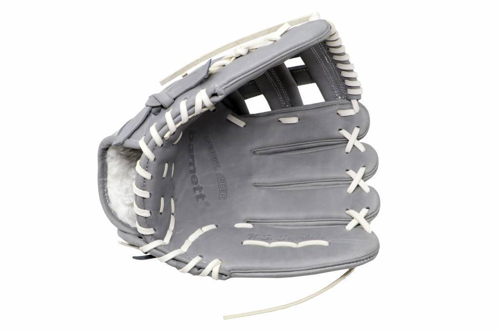 FL-117 Baseballové a softballové rukavice, kůže, infield/fastpitch 11,7", šedá