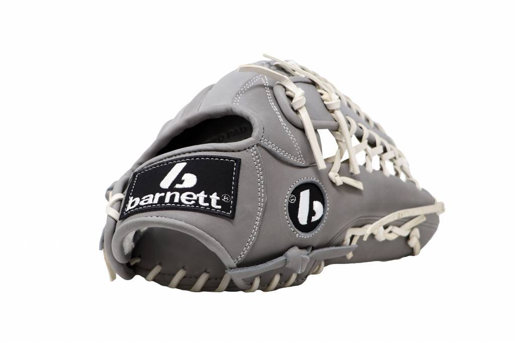 FL-127 vysoce kvalitní kožené baseballové rukavice infield / outfield / pitcher, světle šedá