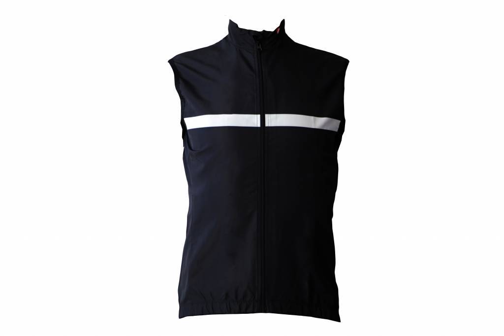 Cyklistické oblečení - Vesta bez rukávu, černo-bílá