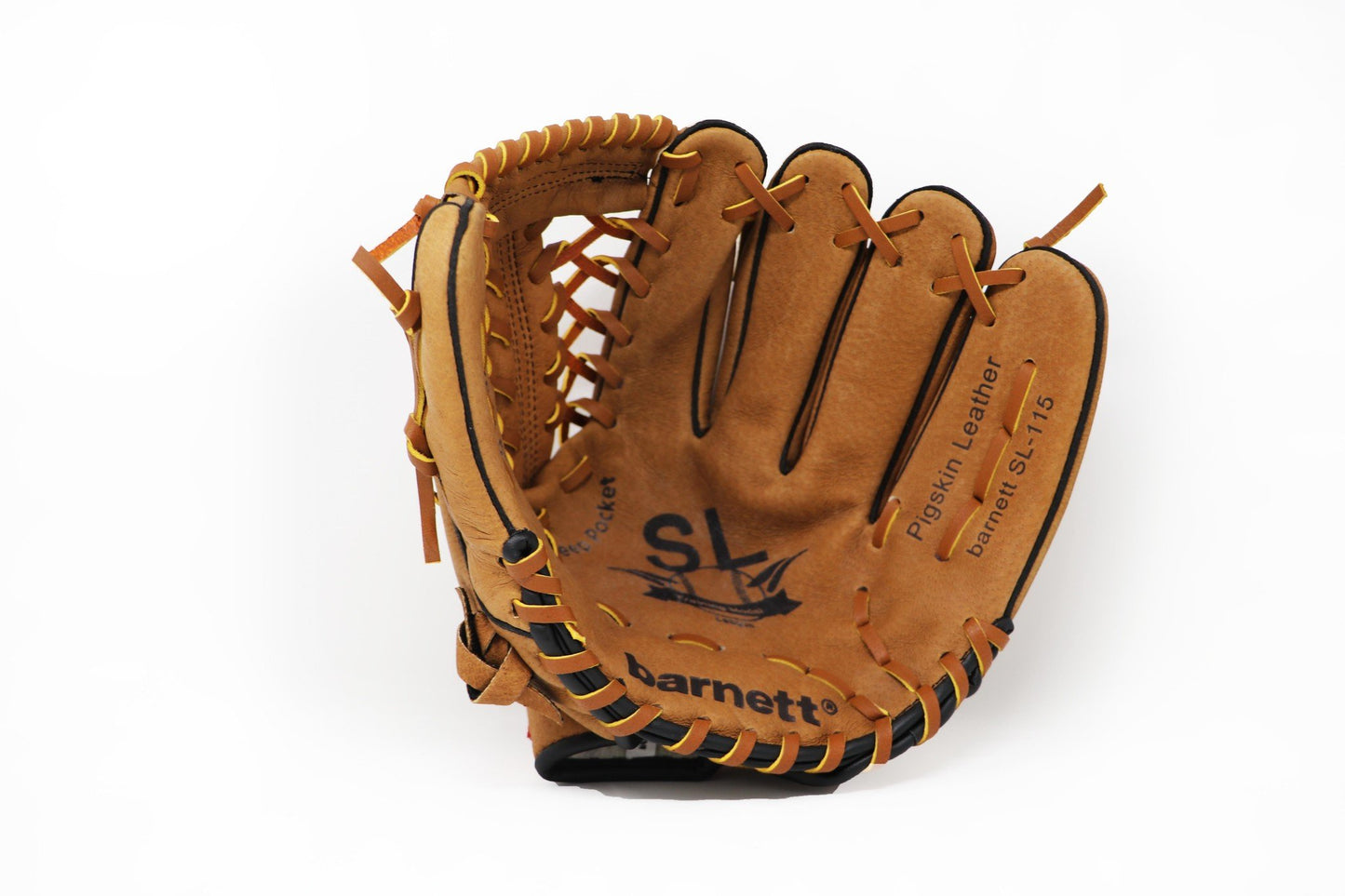 SL-115 Baseballová kožená rukavice infield/outfield, vel. 11.5, hnědá
